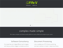 Tablet Screenshot of fife-v.com